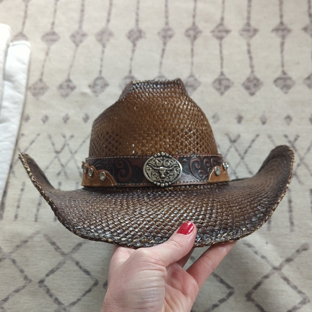 stampede hats cowboy hat size small 54-55 California hat company